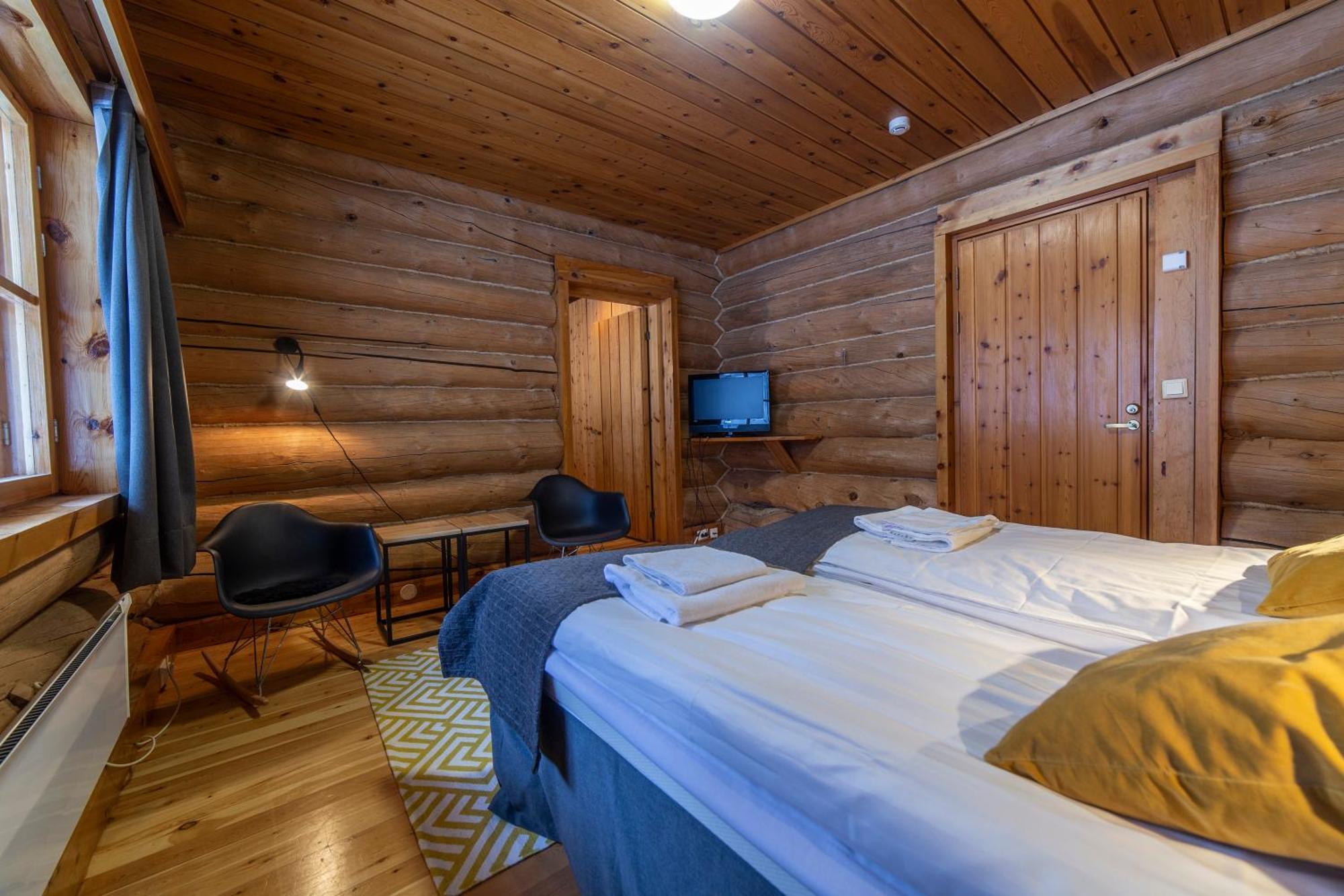 סאריסלקה Kuukkeli Log Houses Aurora Resort חדר תמונה