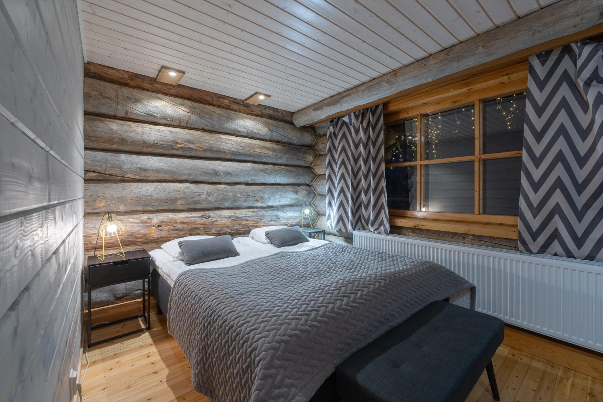 סאריסלקה Kuukkeli Log Houses Aurora Resort מראה חיצוני תמונה